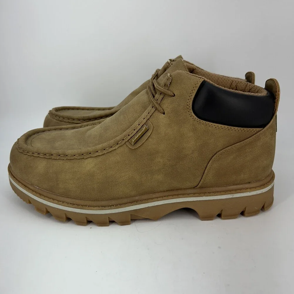 Lugz Chukka Boots Mens Size 12 Brown Ankle Synthetic Lace Up Casual Workwear
